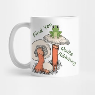 You’re ribbiting! - with green frog Mug